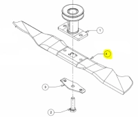 MTD fűnyíró kés (742-05024B) thumbnail