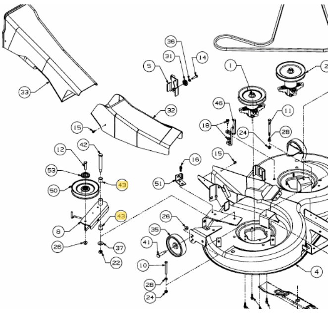 MTD Műanyag persely BRG:FLG:.630ID X .693OD X .875 (741-0591)