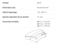 Fűnyíró traktor ékszíj, 13X8X2590 LI (E4L-1040DTE) thumbnail