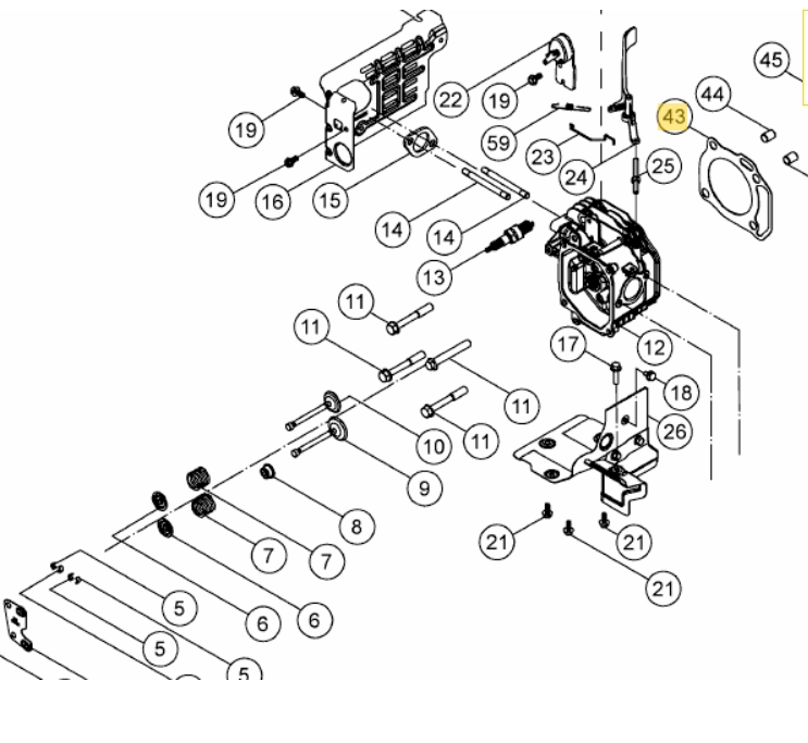 MTD hengerfejtömítés 7T90HW (751-17931)