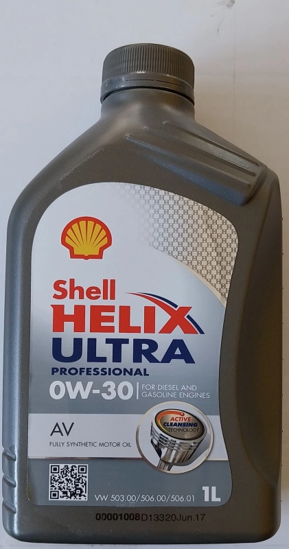 Shell Helix Ultra Professional AV 0W-30 Audi, VW benzin- és dízelmotorok részére szolgáló motorolaj 1L (S2020173) kép