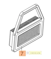 Levegőszűrő Oleo-Mac BC 350, BC 400, Sparta 381, 441 (24-61380013) thumbnail