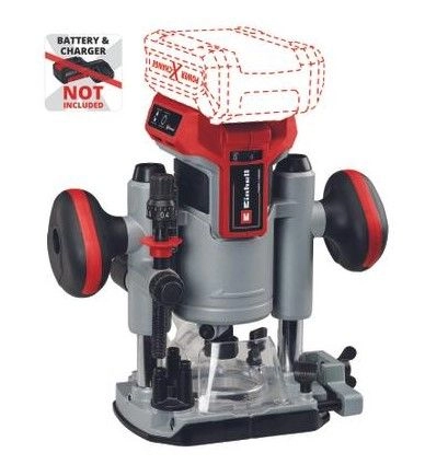 Einhell Akkumulátoros felsőmaró TP-RO 18 Li BL - Solo (4350411) kép