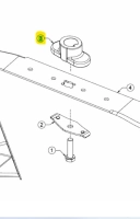 Fűnyíró késtartó MTD 46SPB 25.4 mm honda tipusokhoz thumbnail