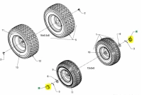 MTD kerékagy porvédő / 731-0484A thumbnail