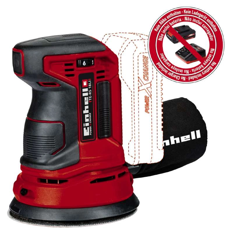 Einhell TE-RS 18 Li-Solo Akkumulátoros excenter csiszoló (4462010)