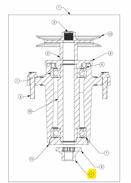 MTD peremes anya NUT:HEXFLG:5/8-18:GR8 (712-05203) kép