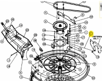 MTD késfék bowden, késhajtás bowden (727-0470) thumbnail