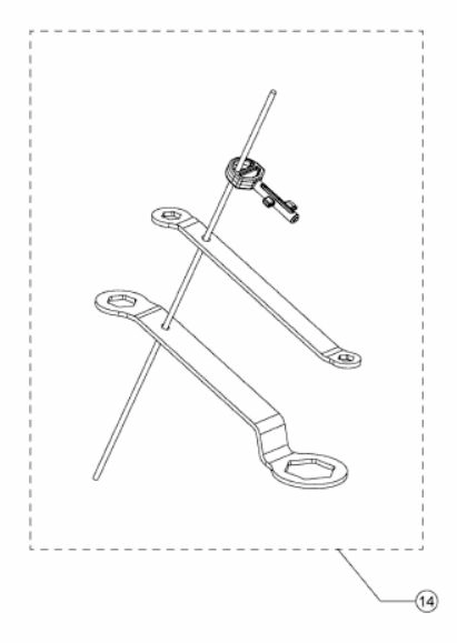 Szerszámkészlet XR5 és RK robotfűnyírókhoz (622-00767) kép