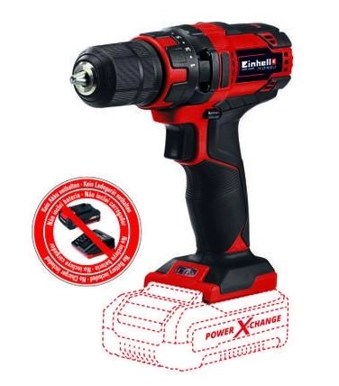 Einhell Akkus fúró-csavarozó TC-CD 18/35 Li - Solo (4513927) kép