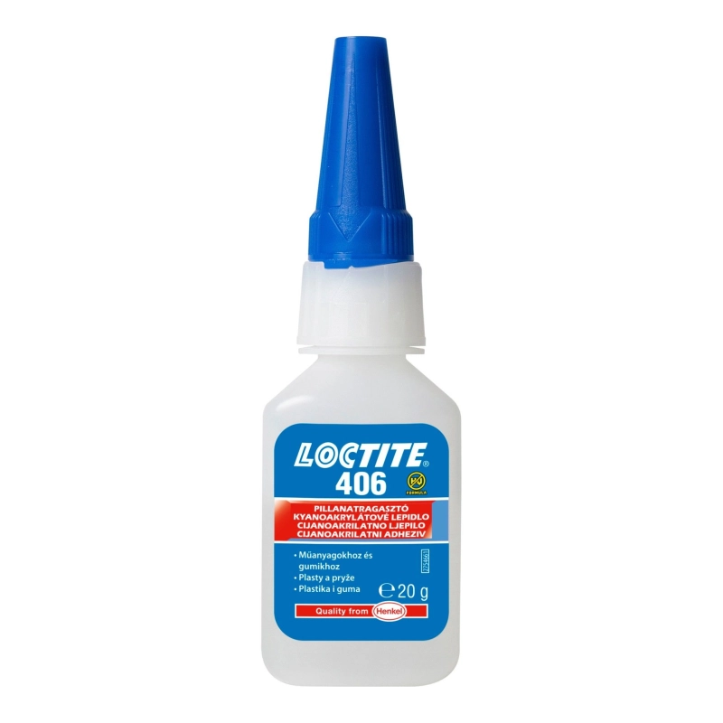 LOCTITE 406 pillanatragasztó műanyag ragasztásához  20g (L406-20) kép