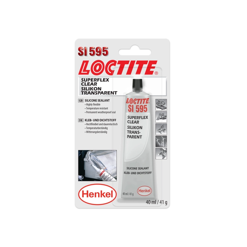 LOCTITE SI 595 TR Superflex szilikon tömítő-ragasztó, ecetsavas 315ml (L595-315) kép