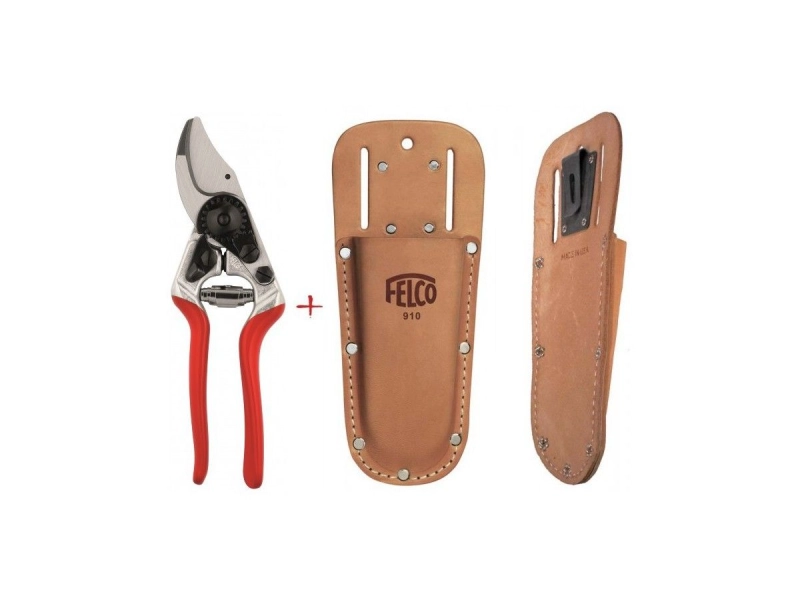 FELCO 14 metszőolló és FELCO 910 bőr övtok (020-P120) kép