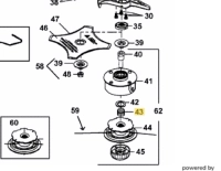 MTD damilfej rugó (791-610636B) thumbnail