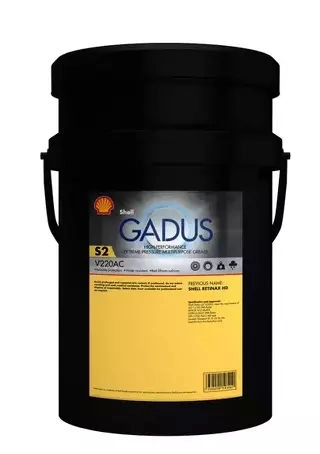 Shell Gadus S2 V220 AC 2 kenőzsír 18kg NLGI 2 (12550028042) kép