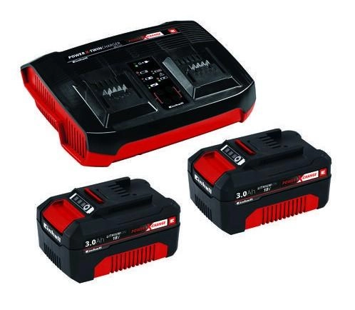 Einhell PXC induló készlet 2x 3,0Ah & Twincharger Kit (4512083)