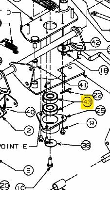 MTD csapágy 6203 2RS (741-0600) kép