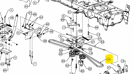 MTD ékszíj BELT.V TYP.A x 106.0 LG POLY (754-04304) kép