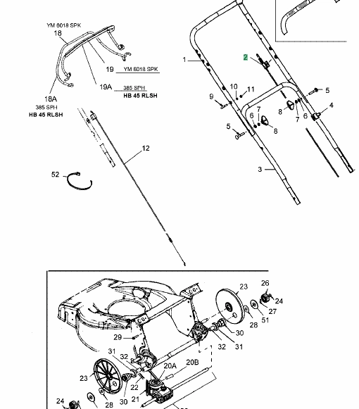 Bowden / 746-04216 kép