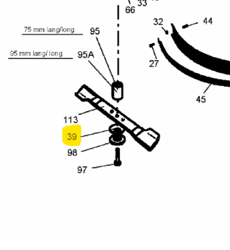 MTD késtertó alátét 10,5x50x2,5 (CP045911) kép