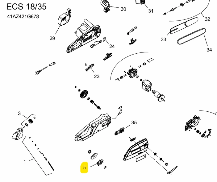 MTD Csillagkerék MTD ECS-18/35 (H203500043) (B91348-00)