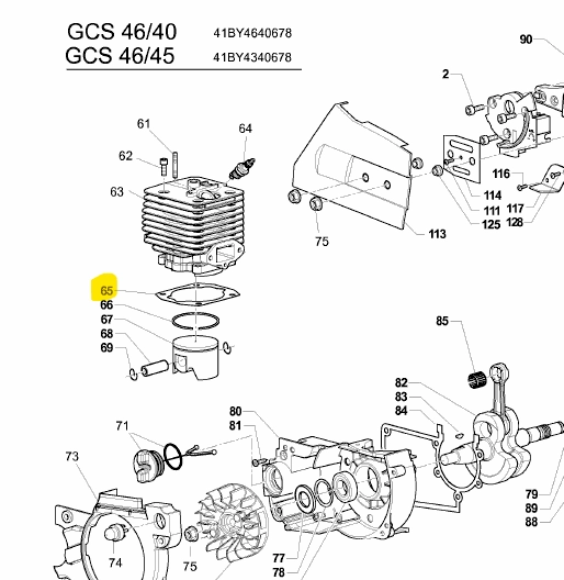 MTD GCS láncfűrész hengertalp tömítés (SG-2050830) kép