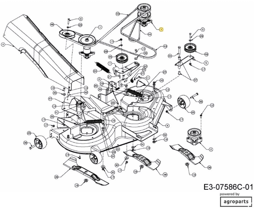 MTD késagy, 618-04162D (918-04162D) kép