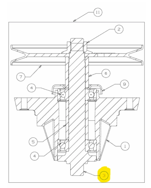 MTD késagytengely (738-05172) kép