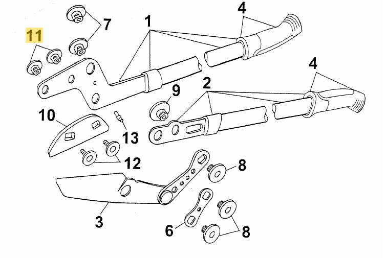 MTD csavar (7270200) kép