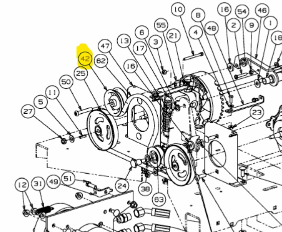 MTD feszítőgörgő Tank S60 (LZ-02004558) kép