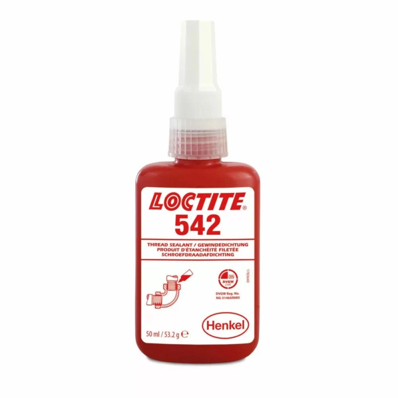 LOCTITE 542 közepes szilárdságú hidraulika-. pneumatika csőmenet tömítő 50ml (1516157) kép