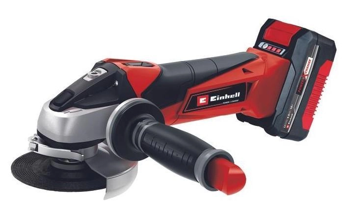 Einhell Akkus sarokcsiszoló TE-AG 18/115 Li (1x4,0Ah) szett (4431134) kép