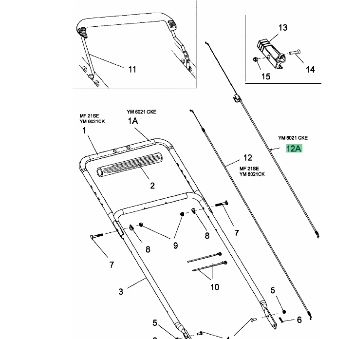 Bowden / 746-04357 kép