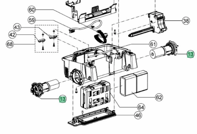 Kerékmeghajtó motor / 622-00617 kép