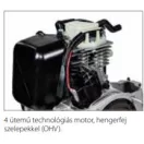 Oleo-Mac BCH 310 T, 4T bozótvágó 4 ütemű motorral (003-61559008E5)