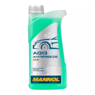  MANNOL 4013 Antifreeze AG13 (-40 °C) Hightec – fagyálló hűtőfolyadék, használatra kész, 1 l (010005)