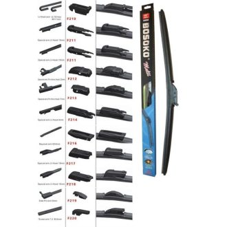   Bosoko ablaktörlő lapát MULTI +9 adapter 700 mm / 28" (039364)