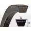 ConCar klasszikus ékszíj 22x1574Li, C62 Classic V-belt; L=L (05.000.958)