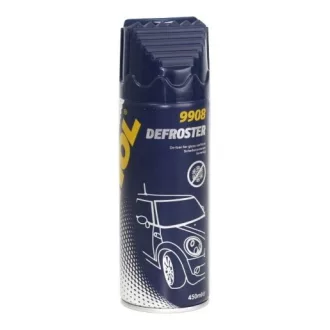   MANNOL 9908 Defroster – jégoldó spray kaparóval, 450 ml (086074)