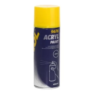   MANNOL 9676 Acryl Paint Silver – ezüst akrilfesték spray, 400 ml (086101)