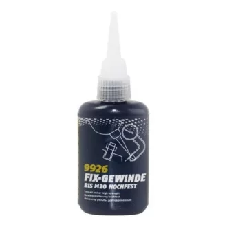   MANNOL 9926 Fix-Gewinde Hochfest – csavarrögzítő, nagy szilárdságú, 50 ml (086112)