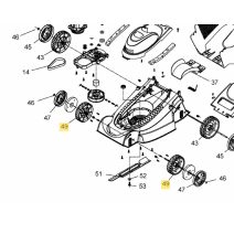 -Fűnyíró és egyéb kisgép kerék