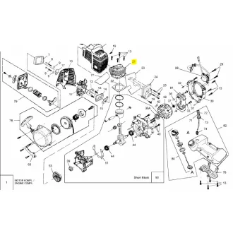 MTD hengerfej / 092.63.090