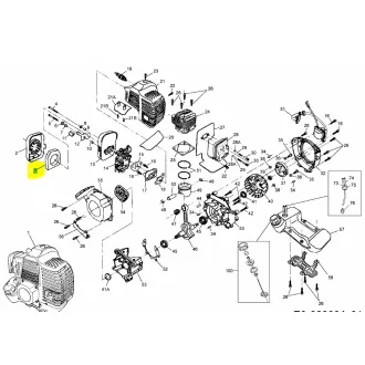 Levegőszűrő betét MTD BC33, BC52