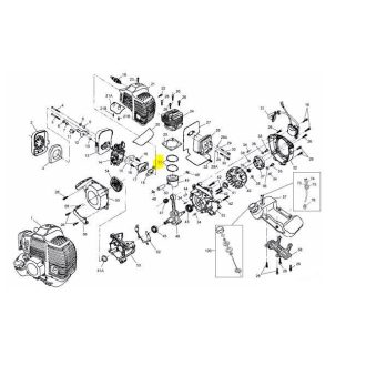   Dugattyú gyűrű MTD BC52 44x2mm oldalt stiftes / 092.63.608