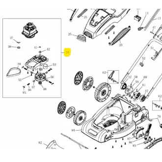   MTD villanymotor elektromos fűnyíróba komplett (092.64.547)