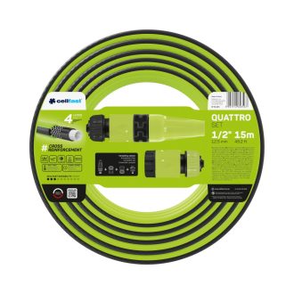 CELLFAST Locsolótömlő QUATTRO SET 1/2&quot  15 m (10-091)