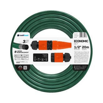   CELLFAST Locsolótömlő 3 rétegű ECONOMIC SET 1/2&quot  20 m (10-100)