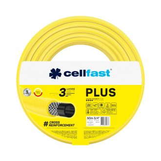   CELLFAST Locsolótömlő 3 rétegű PLUS 3/4&quot  50 m (10-221)