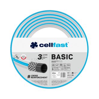   CELLFAST Locsolótömlő 3 rétegű BASIC 1&quot  20 m (10-432)